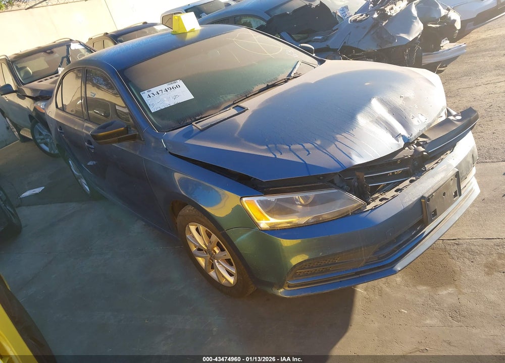 2015 VOLKSWAGEN JETTA 1.8T SE VIN: 3VWD17AJ4FM352578