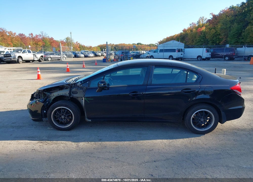 2013 HONDA CIVIC LX VIN: 19XFB2F59DE218955