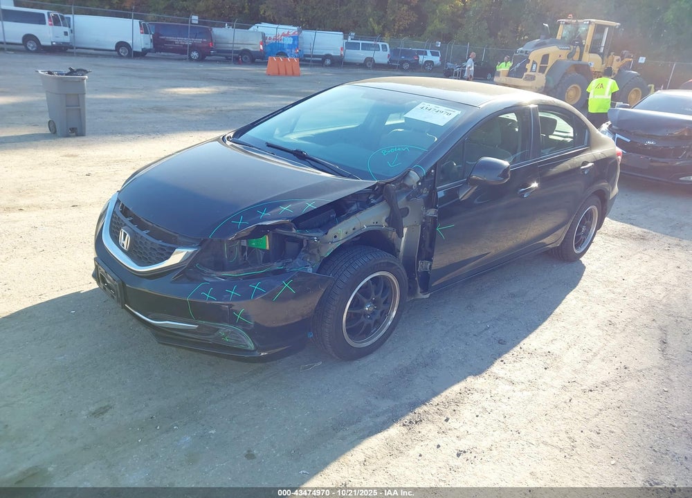 2013 HONDA CIVIC LX VIN: 19XFB2F59DE218955