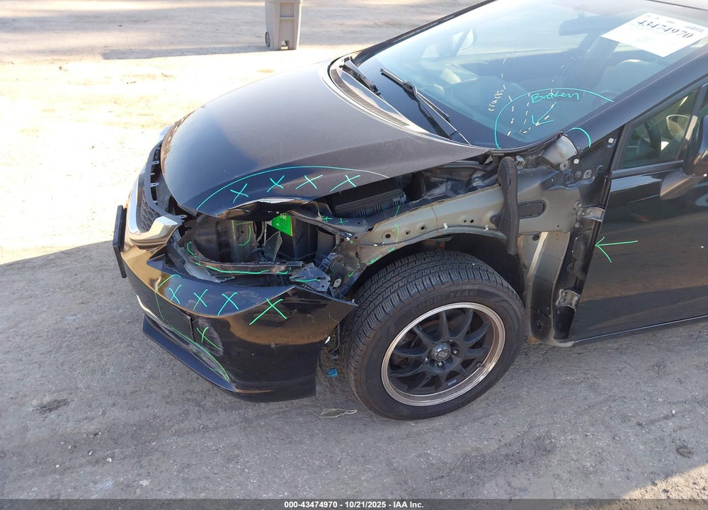2013 HONDA CIVIC LX VIN: 19XFB2F59DE218955