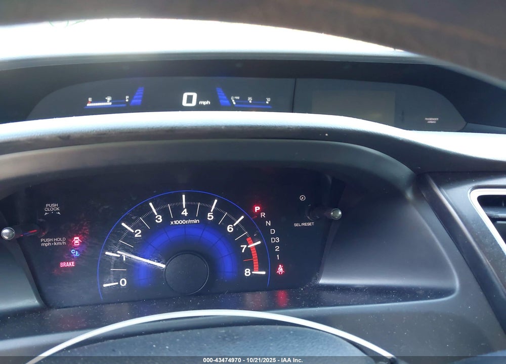 2013 HONDA CIVIC LX VIN: 19XFB2F59DE218955