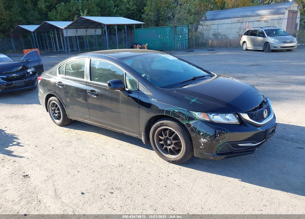 2013 HONDA CIVIC LX VIN: 19XFB2F59DE218955