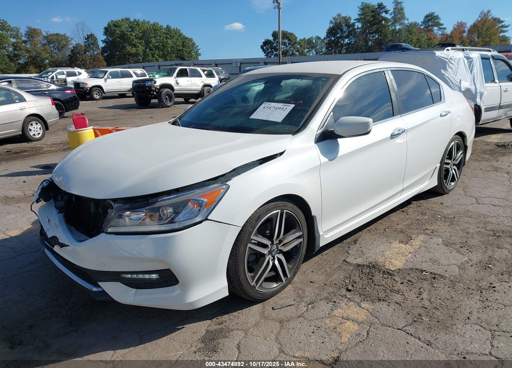 2017 HONDA ACCORD SPORT VIN: 1HGCR2F55HA123107