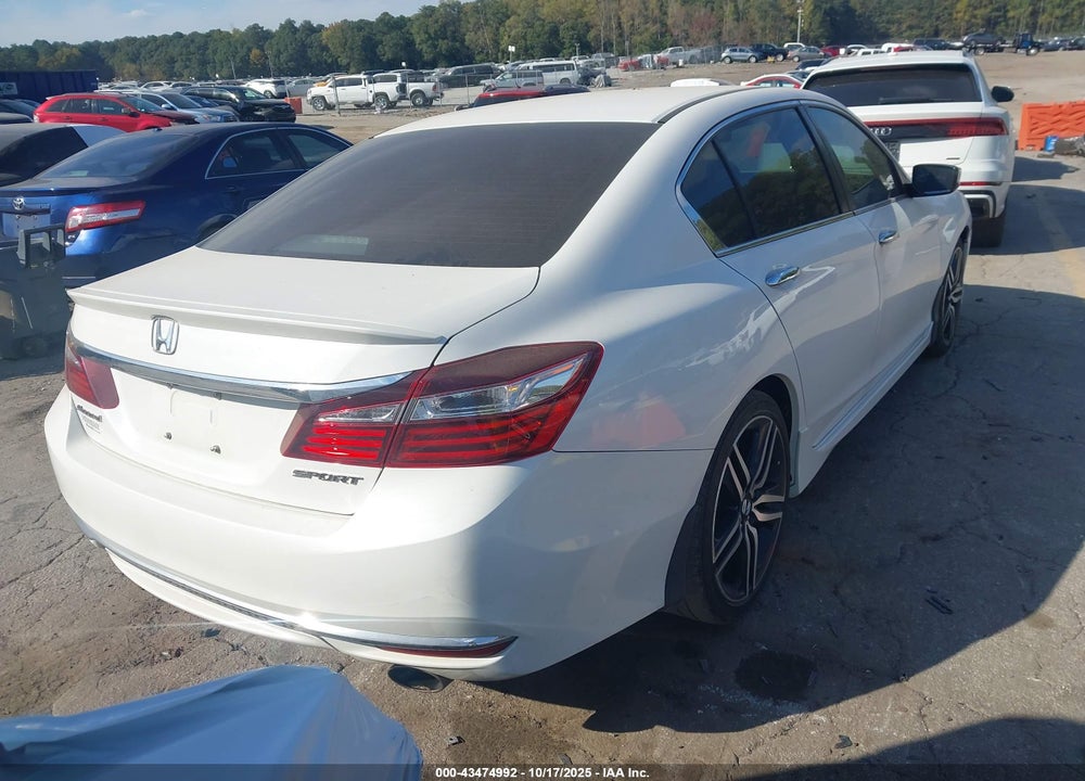 2017 HONDA ACCORD SPORT VIN: 1HGCR2F55HA123107