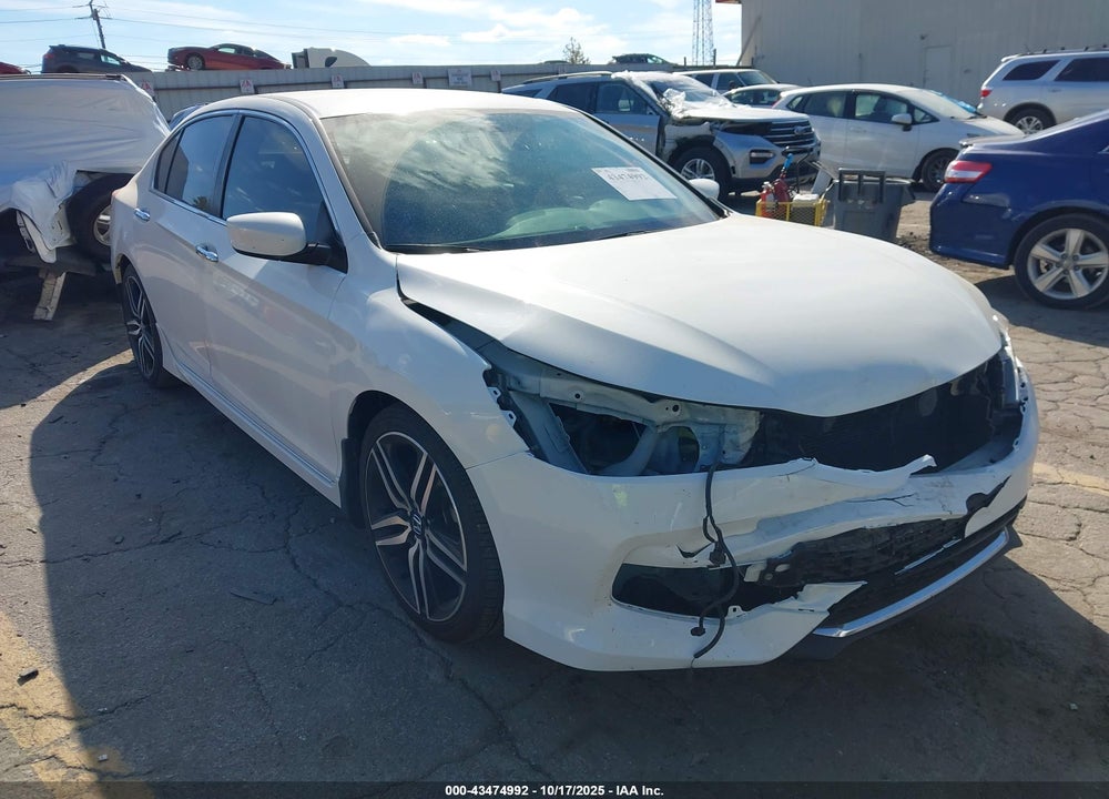 2017 HONDA ACCORD SPORT VIN: 1HGCR2F55HA123107