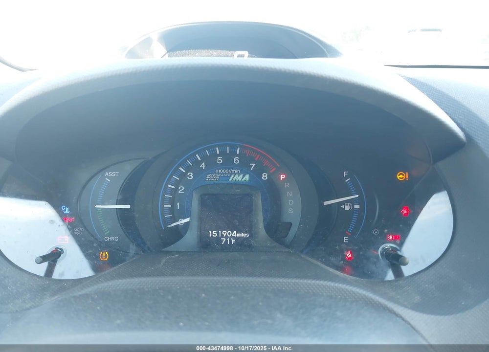 2013 HONDA INSIGHT EX VIN: JHMZE2H78DS003548