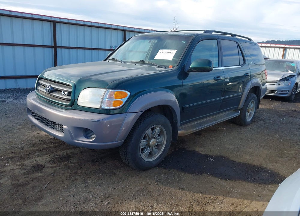 2001 TOYOTA SEQUOIA SR5 V8 VIN: 5TDBT44A11S011100