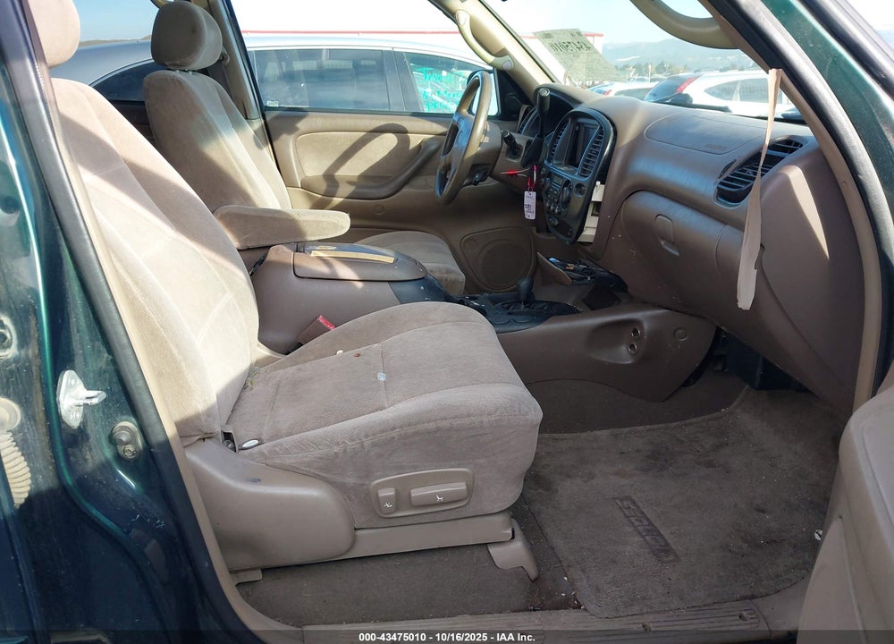 2001 TOYOTA SEQUOIA SR5 V8 VIN: 5TDBT44A11S011100