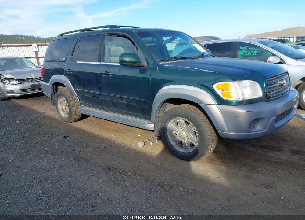 2001 TOYOTA SEQUOIA SR5 V8 VIN: 5TDBT44A11S011100