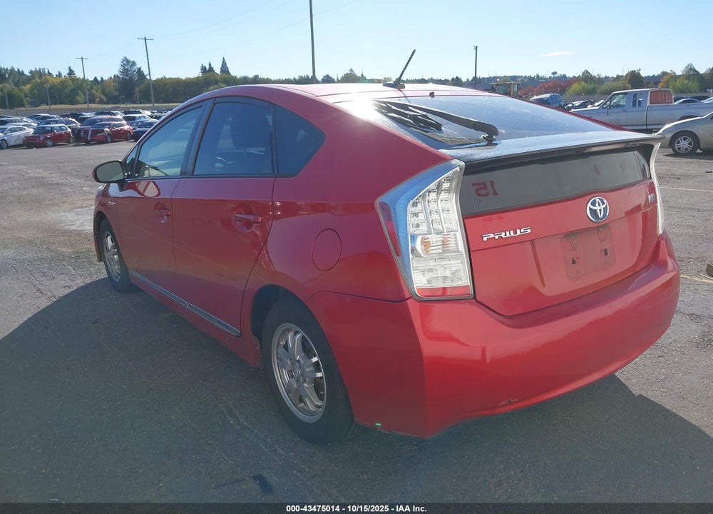 2011 TOYOTA PRIUS TWO VIN: JTDKN3DU2B5360787