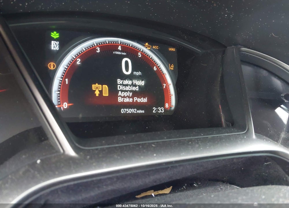 2018 HONDA CIVIC SPORT TOURING VIN: SHHFK7H92JU202369