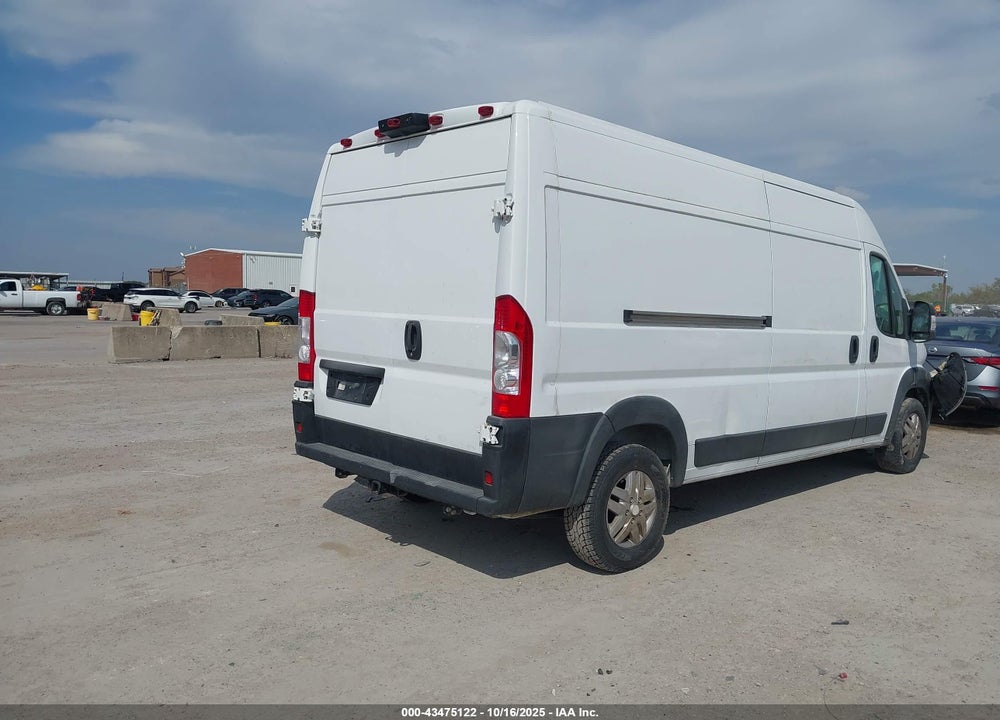 2020 RAM PROMASTER 2500 HIGH ROOF 159 WB VIN: 3C6TRVDG9LE122057