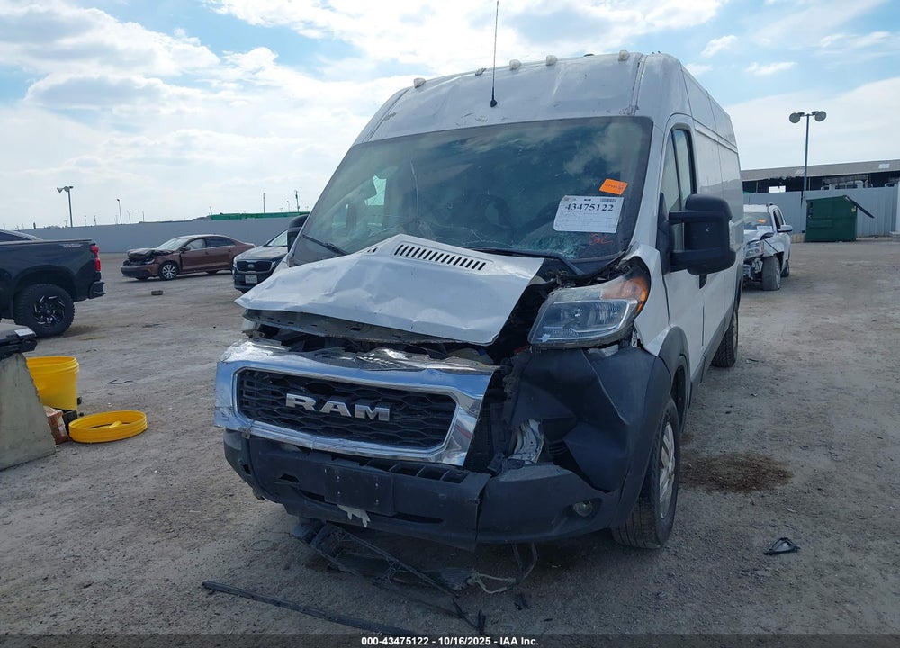 2020 RAM PROMASTER 2500 HIGH ROOF 159 WB VIN: 3C6TRVDG9LE122057