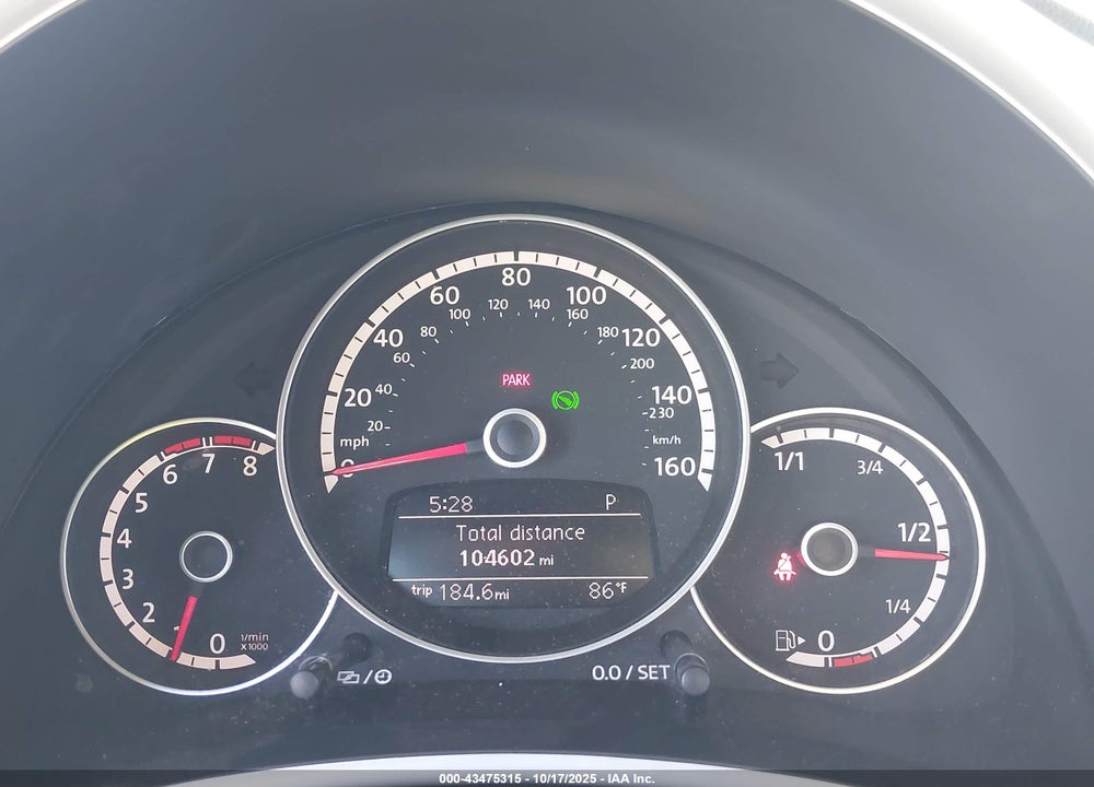 2014 VOLKSWAGEN BEETLE 2.5L VIN: 3VW5P7AT3EM803048