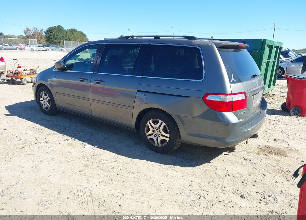 2007 HONDA ODYSSEY EX-L VIN: 5FNRL38687B404944