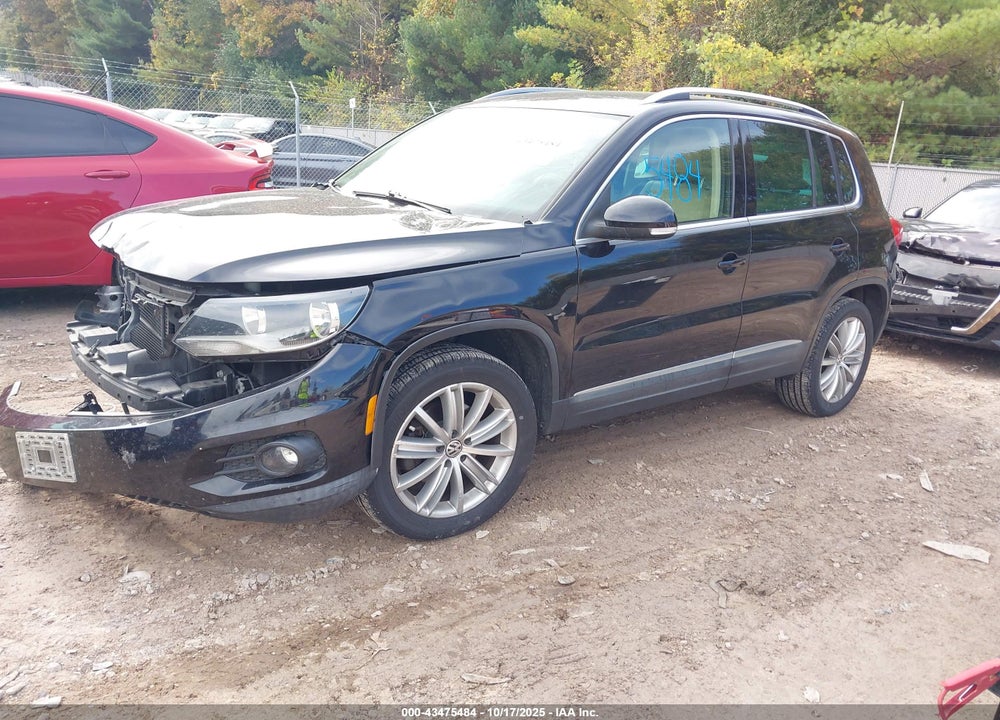 2013 VOLKSWAGEN TIGUAN SE VIN: WVGBV3AX3DW581578