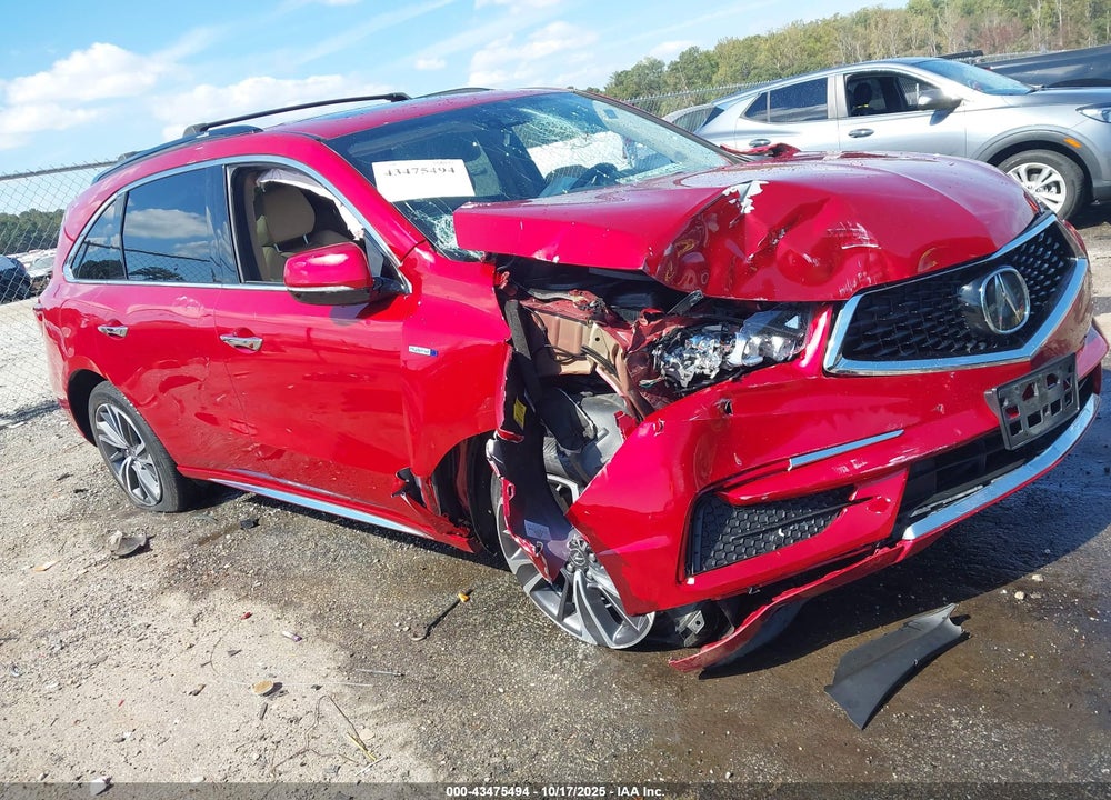 2020 ACURA MDX SPORT HYBRID W/TECHNOLOGY PKG VIN: 5J8YD7H51LL000237