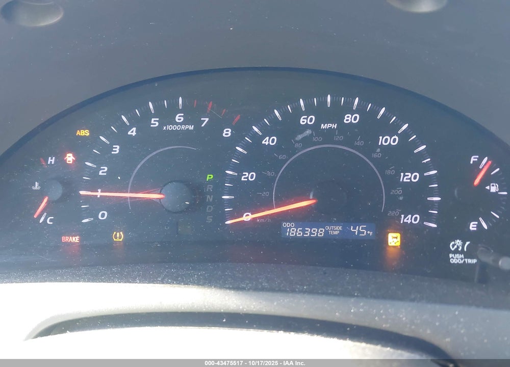 2010 TOYOTA CAMRY LE VIN: 4T1BF3EK9AU092797