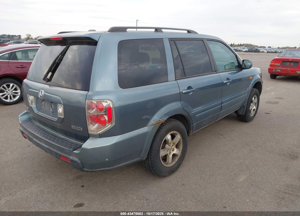 2006 HONDA PILOT EX VIN: 2HKYF185X6H538143