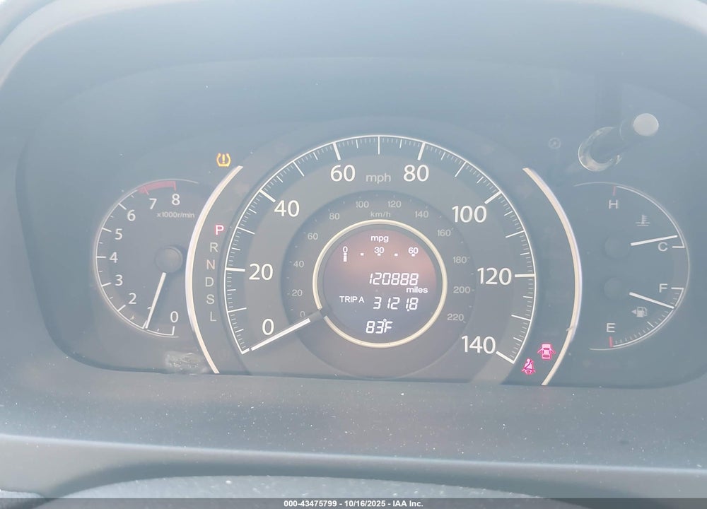 2016 HONDA CR-V EX-L VIN: 5J6RM4H7XGL138670