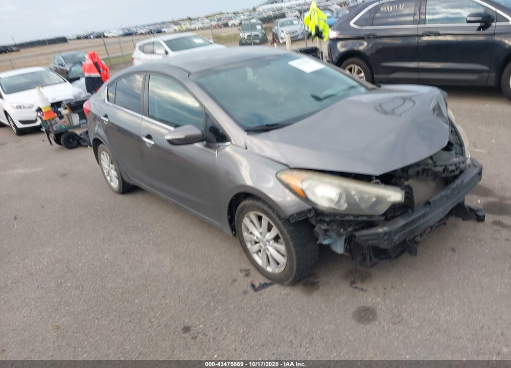 2014 KIA FORTE EX VIN: KNAFX4A86E5105408