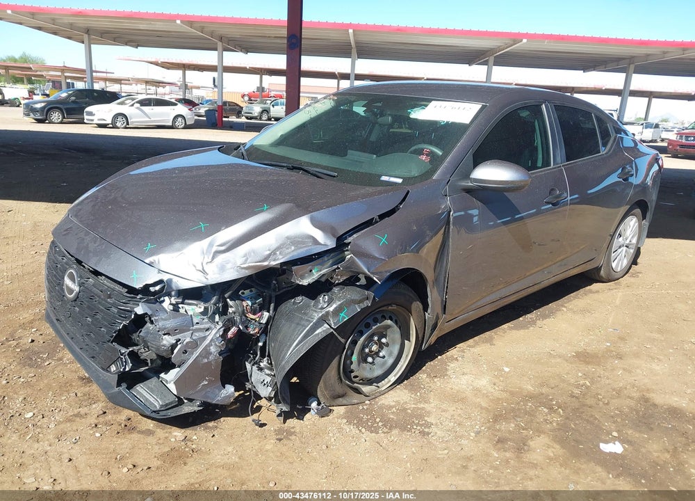 2025 NISSAN SENTRA S VIN: 3N1AB8BV2SY365426