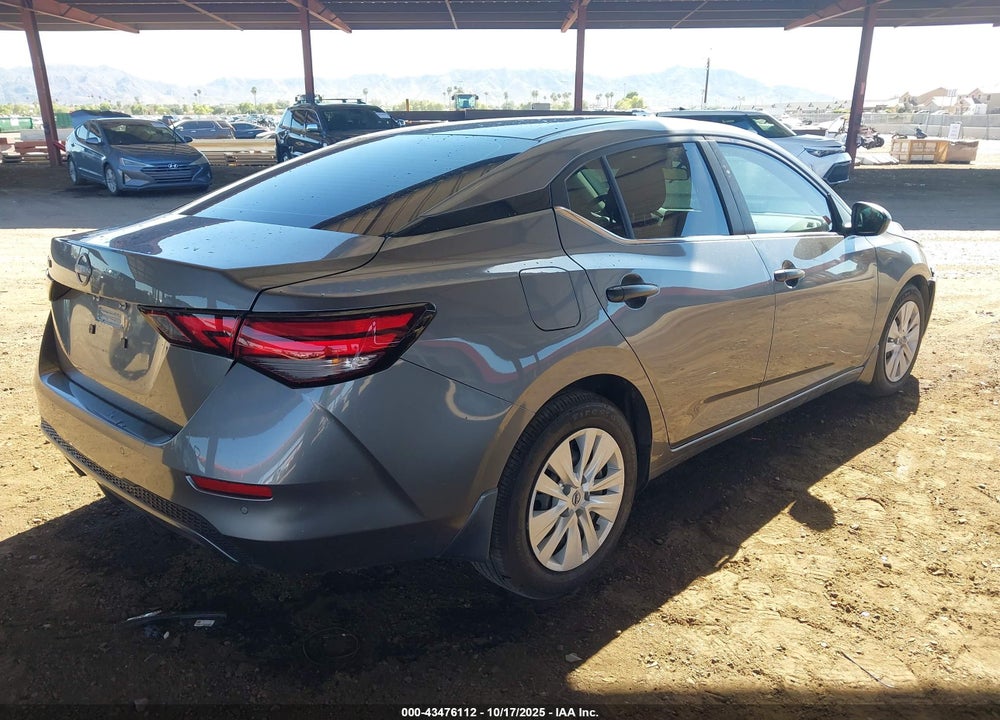 2025 NISSAN SENTRA S VIN: 3N1AB8BV2SY365426