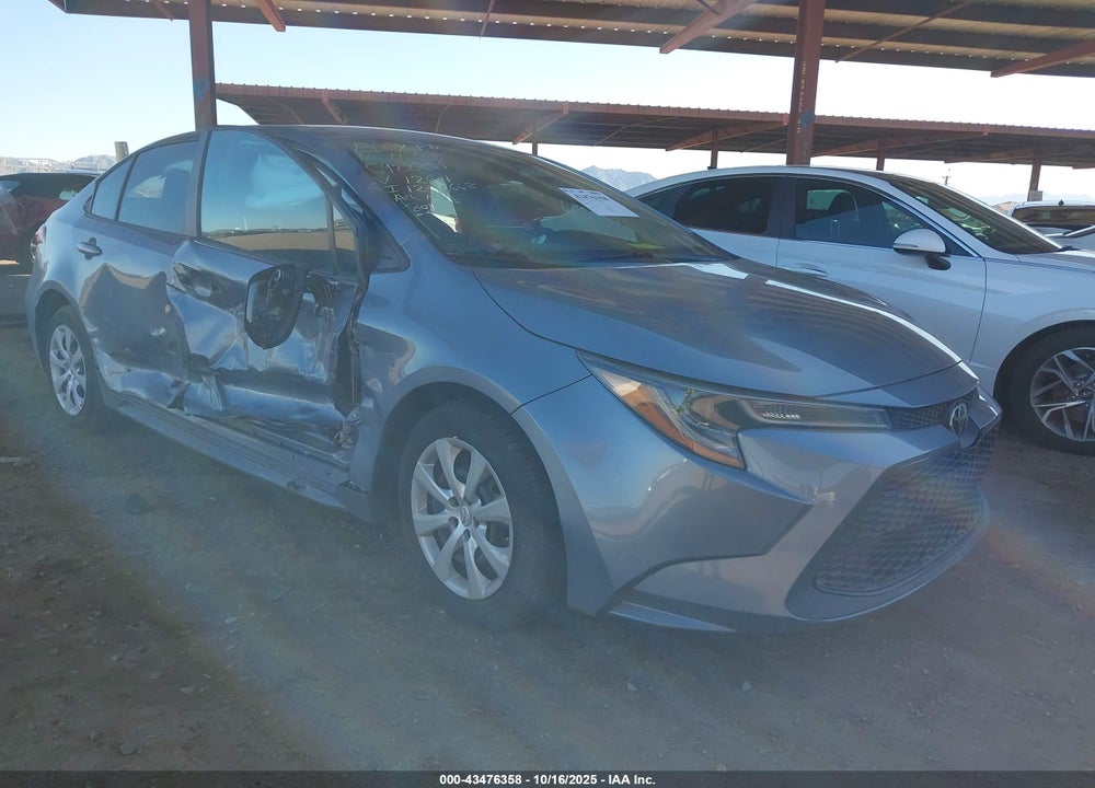 2022 TOYOTA COROLLA LE VIN: 5YFEPMAE3NP312801