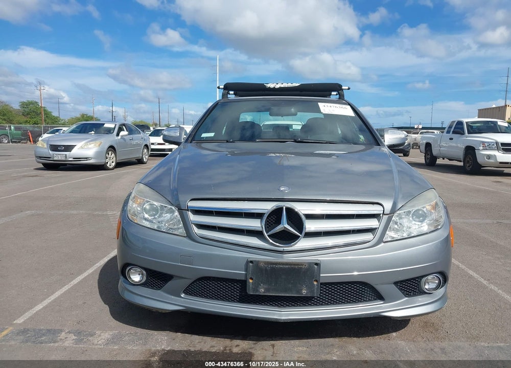 2009 MERCEDES-BENZ C CLASS VIN: WDDGF54X39R055459