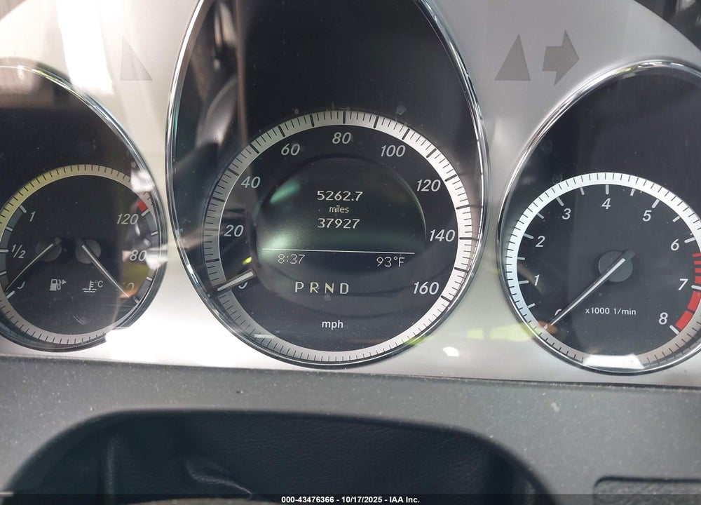 2009 MERCEDES-BENZ C CLASS VIN: WDDGF54X39R055459