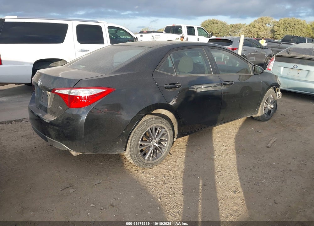 2016 TOYOTA COROLLA LE PLUS VIN: 5YFBURHE7GP462427