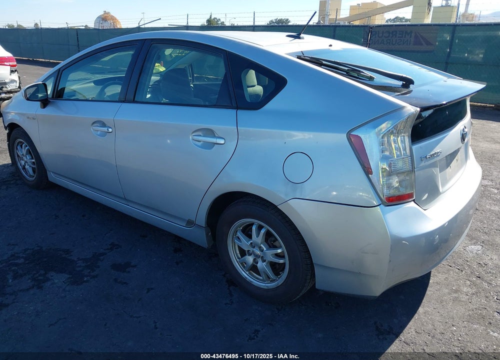 2010 TOYOTA PRIUS VIN: JTDKN3DUXA0225925