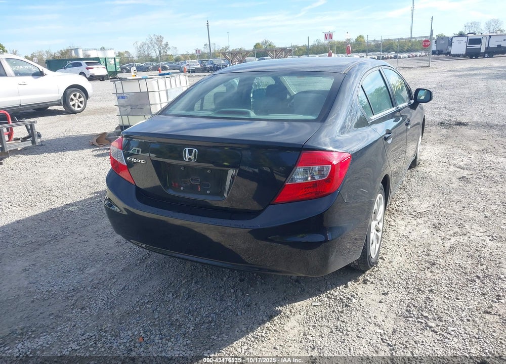 2012 HONDA CIVIC VIN: 19XFB2F53CE366890