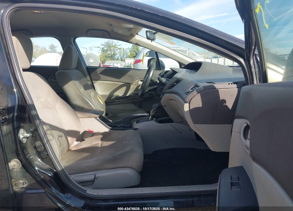 2012 HONDA CIVIC VIN: 19XFB2F53CE366890