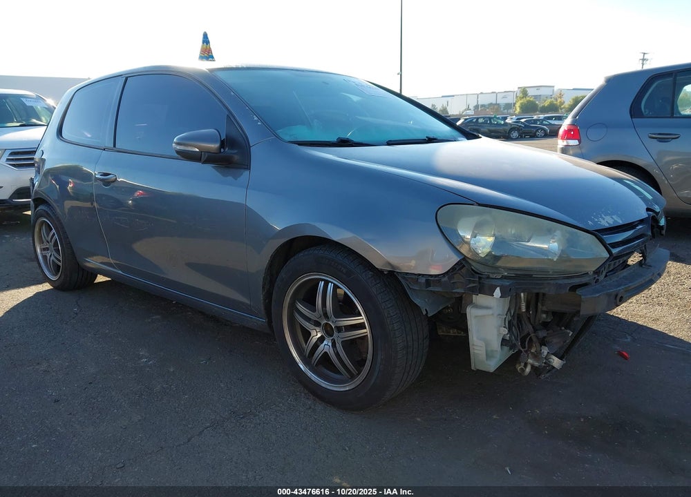 2010 VOLKSWAGEN GOLF 2-DOOR VIN: WVWAB7AJ7AW090597