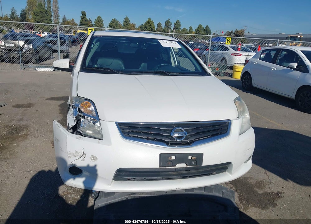 2012 NISSAN SENTRA VIN: 3N1AB6AP9CL613113