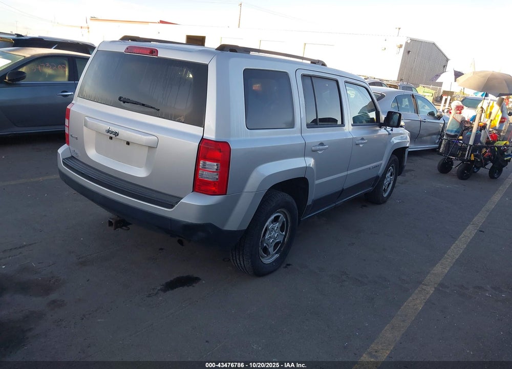 2014 JEEP PATRIOT VIN: 1C4NJRBB5ED591769