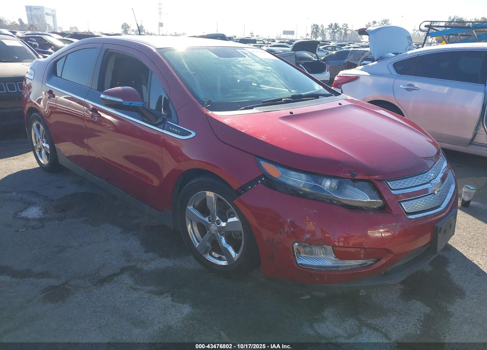2012 CHEVROLET VOLT VIN: 1G1RD6E48CU108480