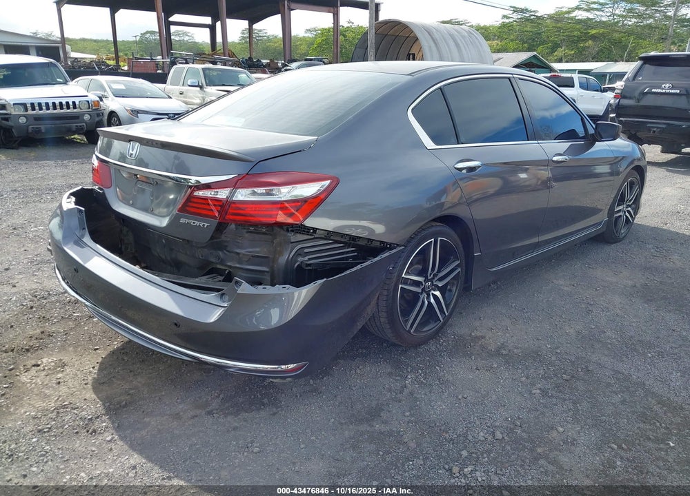 2016 HONDA ACCORD SPORT VIN: 1HGCR2F50GA151525