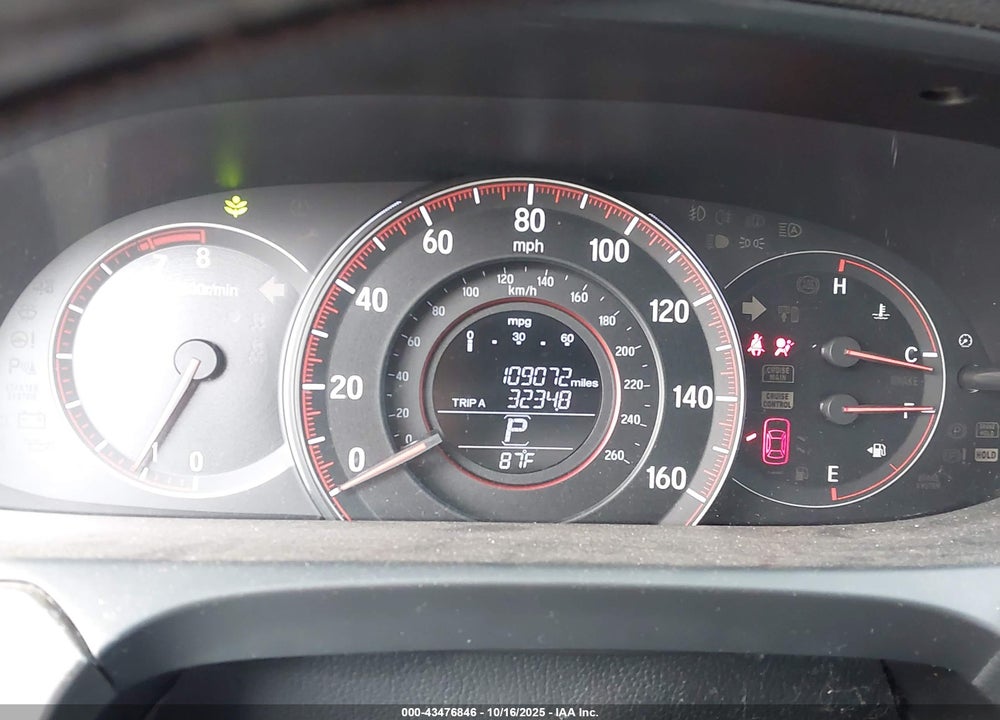 2016 HONDA ACCORD SPORT VIN: 1HGCR2F50GA151525