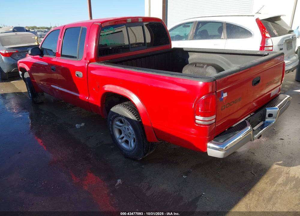2004 DODGE DAKOTA SLT VIN: 1D7HL48K34S691032