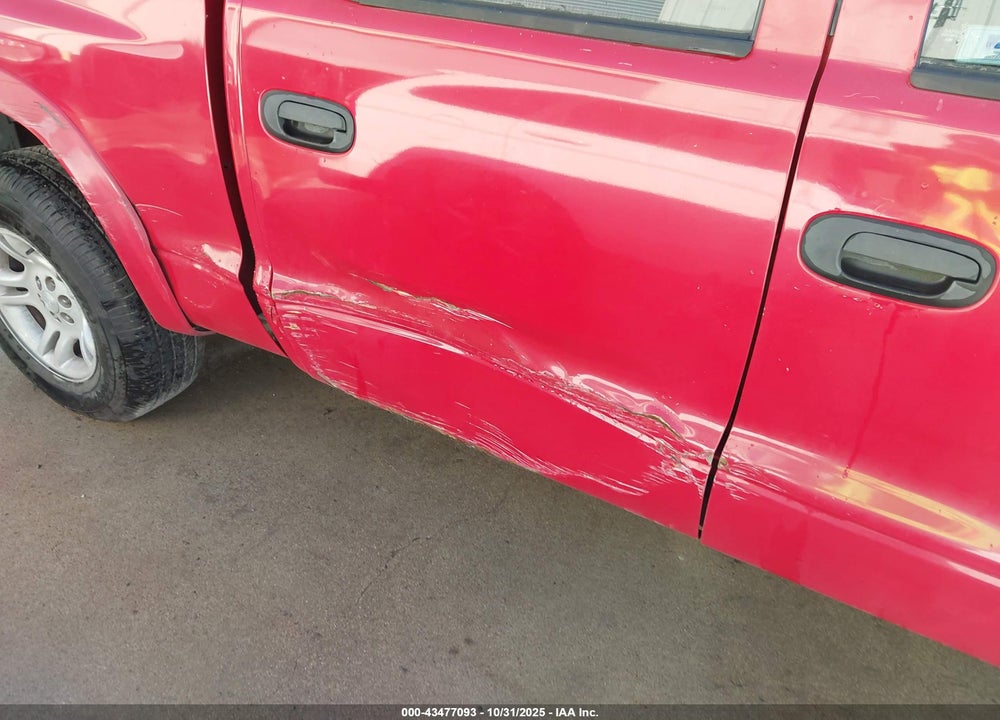 2004 DODGE DAKOTA SLT VIN: 1D7HL48K34S691032