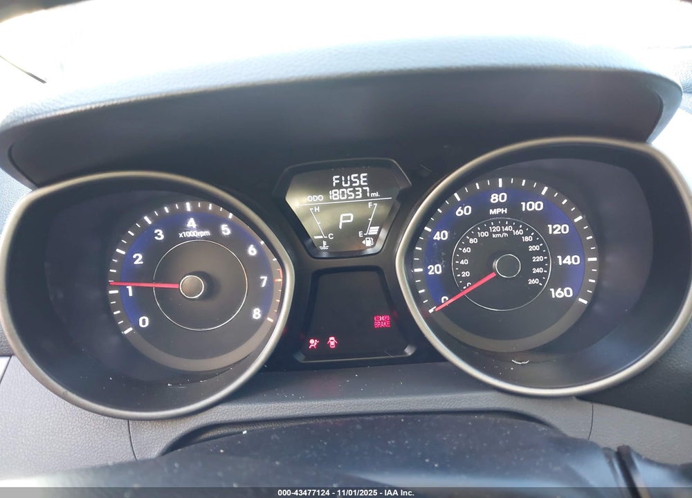 2011 HYUNDAI ELANTRA GLS VIN: 5NPDH4AE3BH020325