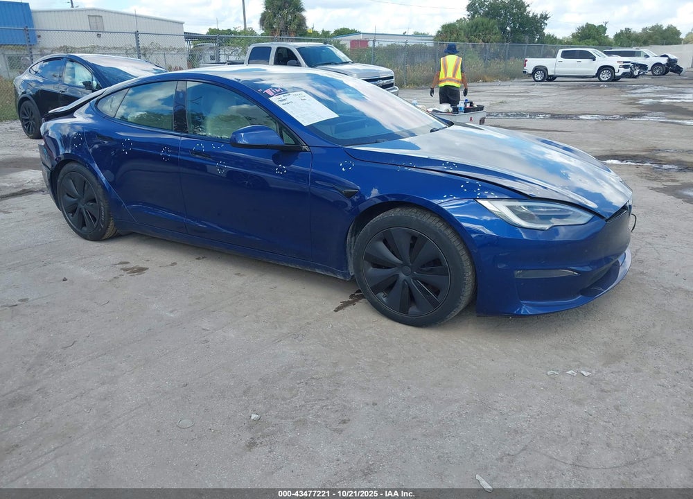 2021 TESLA MODEL S PLAID TRI MOTOR ALL-WHEEL DRIVE VIN: 5YJSA1E63MF438558