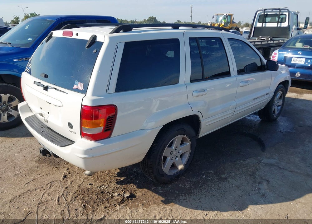 2004 JEEP GRAND CHEROKEE LIMITED VIN: 1J4GX58N54C412579