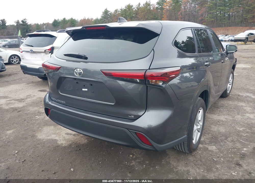 2025 TOYOTA HIGHLANDER LE VIN: 5TDKDRAH1SS551429