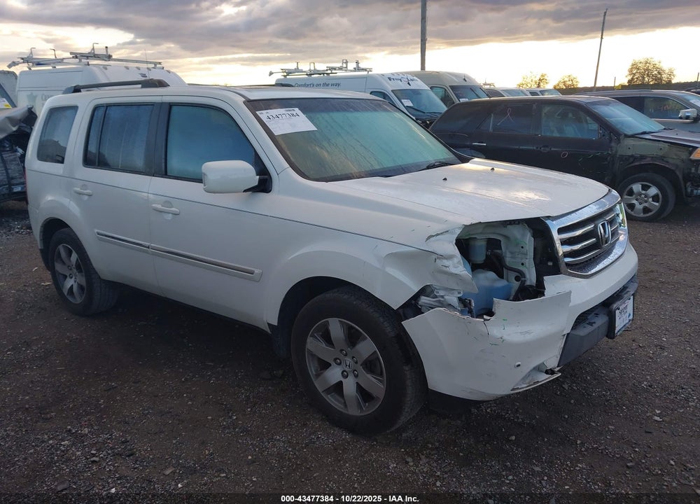 2012 HONDA PILOT TOURING VIN: 5FNYF4H98CB060271