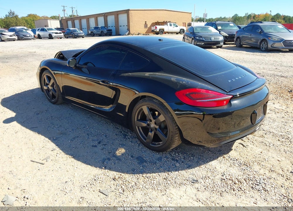 2014 PORSCHE CAYMAN VIN: WP0AA2A83EK172830