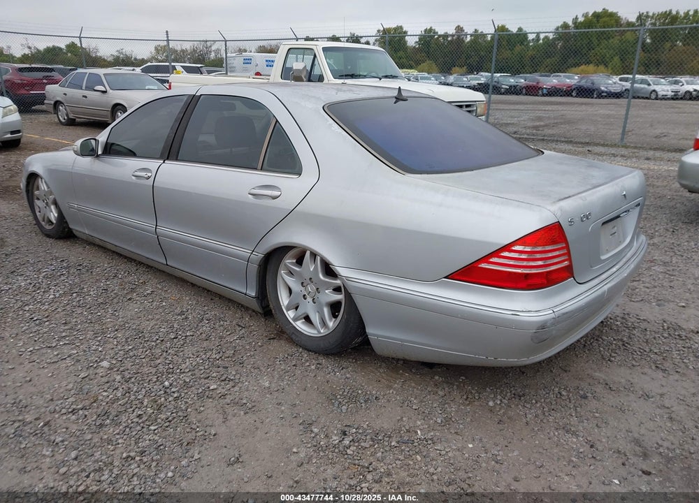 2003 MERCEDES-BENZ S 500 VIN: WDBNG75J53A316714