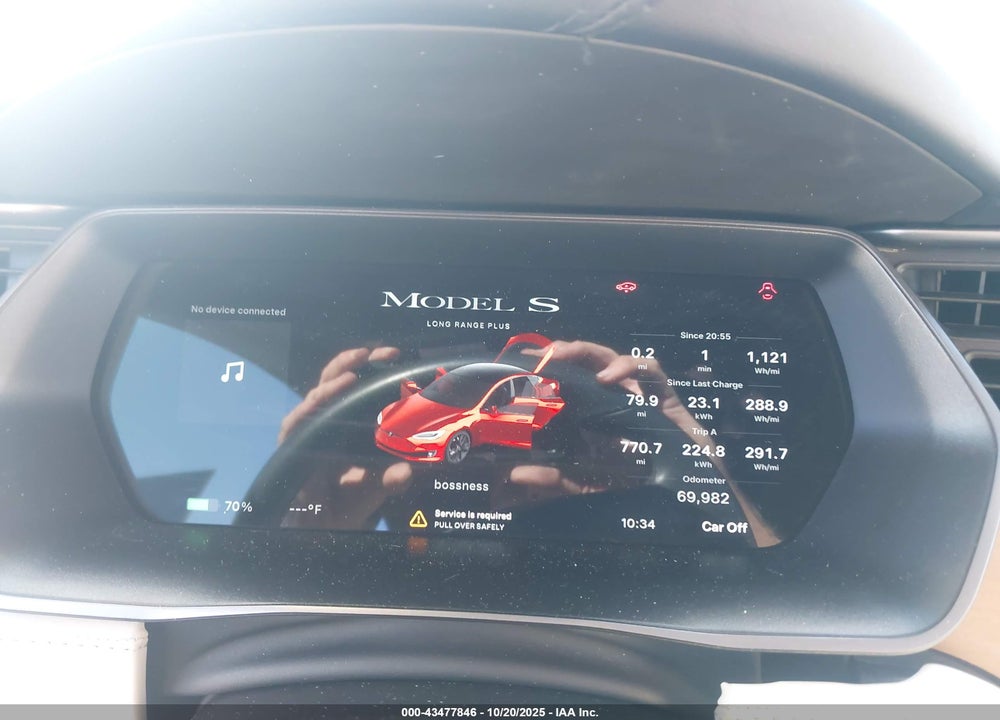 2020 TESLA MODEL S LONG RANGE DUAL MOTOR ALL-WHEEL DRIVE/LONG RANGE PLUS DUAL MOTOR ALL-WHEEL DRIVE VIN: 5YJSA1E20LF399729